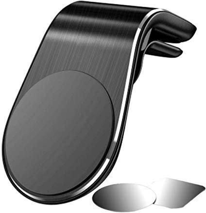 soleilx Soporte de coche Smartphone magnético universal para teléfono móvil para iPhone XS Max/Xs/Xr/X/8/7/6s Plus, Galaxy S10 S9 Note Huawei P20 Xiaomi (negro)