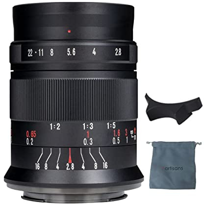 7artisans 60mm F2.8 II Manual Focus APS-C Macro Lens for Fujifilm X-Mount X-A1 X-A2 X-A3 X-A5 X-T1 X-T2 X-T3 X-T10 X-T20 X-T30 X-E1 X-E2 X-E3 X-Pro2 X-Pro3 Cameras