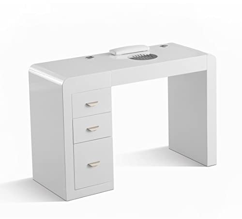 Infinity Indigo Manicure Table Nail Station with Dust Collector Fan Beauty Desk