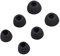 Chofit Ear Caps Compatible with soundcore by Anker P20i/R50i Eartips, Soft Silicone Replacement Earbuds Cushions Tip Covers, 3 Sizes 3 Pairs (Black)