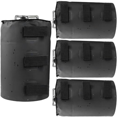 Tsffae 4 Stück Robuste, Doppelt Genähte Gewichte, Beingewichte Für -up-überdachungszelte, Gewichtete Füße, Sandsack, Outdoor-Tasche, 10–20 L