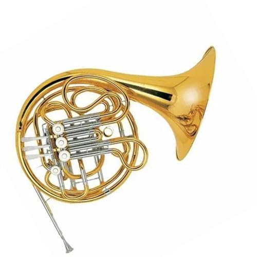 waldhorn instrument 4 Klappen Waldhorn Oberfläche Goldlack Gelbmessing Korpusmaterial