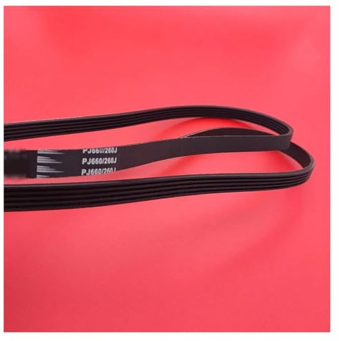 Antriebsriemen Keilriemen Übertragungsriemen 1PCS 260J/PJ660 5 Rippen Gummi Multi Groove Gürtel Multi Keil V-Gürtel Für Laufband Motor Fahrrad Gürtel Antriebsriemen
