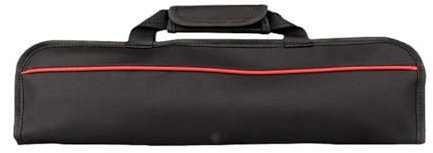 Chef-Bestecktasche, Chef-Bestecktasche, Oxford-Stoff, Besteck-Rolltasche, Mehrere Taschen, Tragbarer Besteckkoffer, Besteckträger für Kochen Im Freien, Camping (Rot)