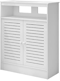 Moderno armario de calefacción con compartimentos de almacenamiento para decoración del hogar (52 x 100 x 2)