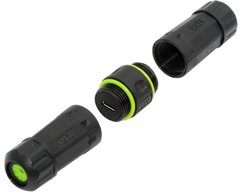 NFHK M20 lås IP68 vattentät typ C 10 Gbps USB3.1 uttag till USB-C uttag förlängningsadapter koppling
