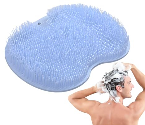 Jvjggag Fußmassagematte - Wandmontierte Rückenbürste Pad | Fuß- Und Rückenwasch- Und Massagematte Für Dusche, Badewanne Und Hotel