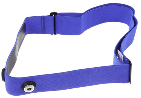 BIUDECO Correa Pectoral Multifuncional Elástica para Monitor Deportivo, Banda Pectoral Transpirable y Resistente Al Sudor, Cinturón Ajustable para Pecho Color Azul, Repuesto Ligero para Uso Deportivo