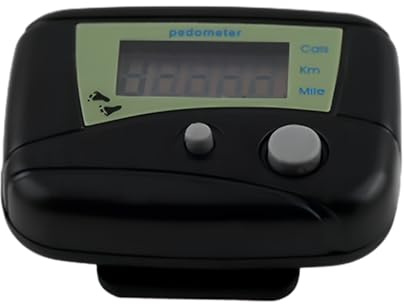 Patifirst Podómetro para Caminar - Contador Digital LCD con Registro de Pasos - Monitor De Ejercicio Y Deporte para Fitness | Exterior Viaje Interior