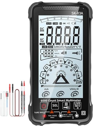 Tester Tensione Multimetro Digitale Avanzato Dispositivo Tester Elettrico Compatto Semplice Da Utilizzare Per Varie Applicazioni Strumento Misurazione Elettronica