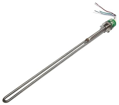 CSFFA Chauffe-eau solaire électrique 220 V, tube à insert latéral G3/4, filetage 25 mm, élément chauffant 1,5 kW avec tube de sonde