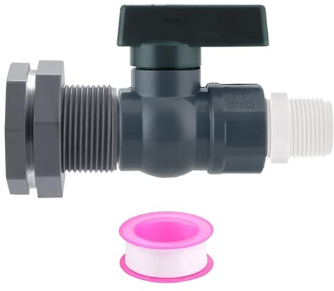 carotoe Facile da installare, set di beccucci per barili per pioggia, include raccordi in PVC, adatti per convertire fusti in contenitori per acqua piovana sistemi di raccolta dell'acqua piovana