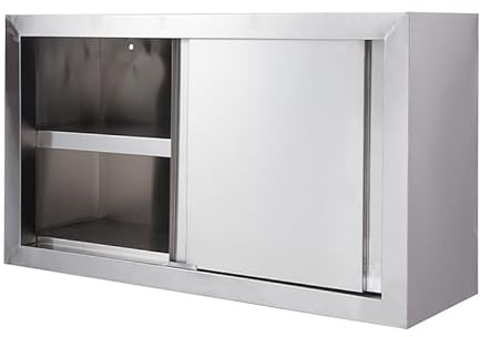 Fristående flerskikts köksskåp väggmonterat skjutdörrskåp skafferi sidobord för sprit och vinförvaring elegant matsal