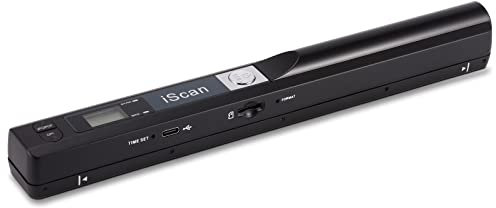 Portable Document Scanner, AOZBZ 900DPI Handheld Image Scanner, Scanning Wand,A4 Colour Photo Mobile Scanner Handy Scan (JPG/PDF Format, High Speed USB 2.0, Micro Need SD/TF Card But Not Included)