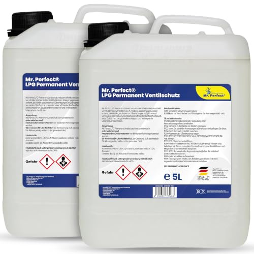 Mr. Perfect LPG Permanent Ventilschutz 2x5L – Effektives Autogas Additiv | Schützt Ventile und Ventilsitze in Autogas-Motoren vor Verschleiß und entfernt Ablagerungen im Betrieb – LPG-Additiv