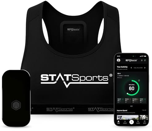 STATSports Academy Football GPS Tracker Vest - 24 Key Metrics | 200+ video drills, pro coaching, nutrition & recovery guidance, exclusive Premier League masterclasses, progress tracking