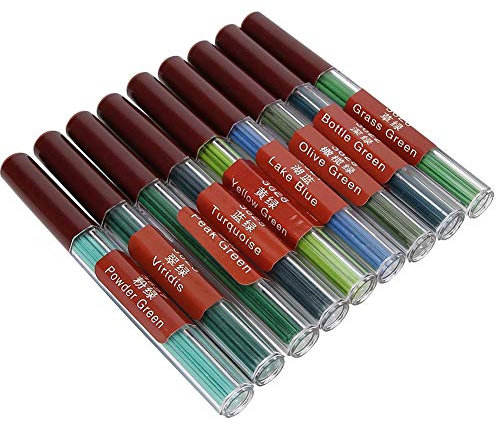 Garosa 9 Farbe 2.0MM Bleistiftmine, Nachfüllungen Nachfüllstiftkern für Druckautomatik, 8 Stück für Jede Farbe