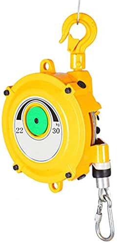 HNWTKJ Federzug Balancer mit 150cm Seilzug und Haken für Fabrik und Werkstatt, Einziehbare Selbsthemmend Federzug, 9-15kg/15-22kg/22-30kg (Size : 22 to 30kg)