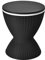 GiantexUK Ice Bucket Table, 30L Height Adjustable Beer Cooler with Drainage Plug, Rattan Style Patio Cool Bar Table for Deck, Pool and Party (Black)