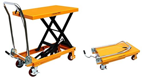 1 PC Manuale portatile idraulico piccolo tavolo da tavolo a sollevamento a forbice for garage domestico, fabbriche, supermercati SUNBING (Color : Z150-h0.72-Z)
