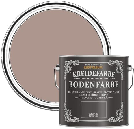 Rust-Oleum rosa strapazierfähige, kratzfeste Bodenfarbe für Holz und Beton - Zierkirsche 2,5 Litres