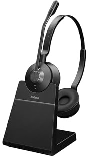 Jabra Engage 55 Stereo headset UC, Link 400c DECT adapter USB-C, Engage 55 Deskstand, 1.2m USB-C to USB-C Cable, Carry case, Warranty and warning (safety leaflets)