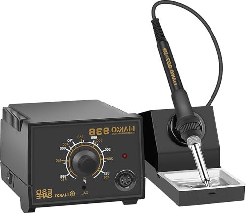 FfiMe Hot air rework station, 60W Soldering Station with Temperature Stable Soldering and Desoldering Function, 200-480℃ Adjustable Temperature, for Soldering and Repairing PCB and Wires