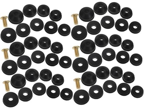 DIYEAH Faucet Rubber Washer Set for Home Plumbing Repair Rubber Gasket Seal for Kitchen Sink Faucet and Water Hose Replacement