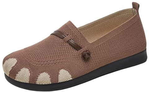 Chaussures de loisirs pour femme - Semelle souple - Chaussures de marche - Chaussures de fitness - Légères et confortables - Baskets sans lacets - Chaussures de jogging - Chaussures d'extérieur en