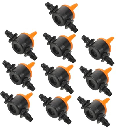 iplusmile 10 pièces Mini Valves pour Arrosage Vannes Arrêt Eau pour Systèmes Irrigation et à Accessoires Durables et Réglables