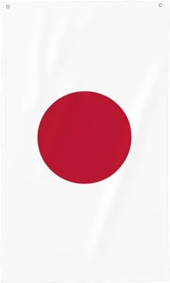Drapeau japonais léger décoratif pour intérieur ou extérieur