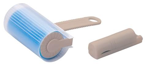 Fackelmann Set rullo levapelucchi riutilizzabile con rullo grande e mini portatile, ideale per rimuovere peli di animali da vestiti, tessuti, divani e mobili, facile da usare e da trasportare