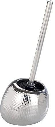 WENKO WC-Garnitur Polaris Nodi Chrome Keramik - WC-Bürstenhalter, Keramik, 15 x 34.5 x 14.5 cm, Chrom, Chrom Nodi, 34.5 x 14.5 x 15 cm