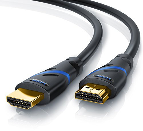 CSL - 8k HDMI Kabel 2.1 - zerfifiziertes Kabel - 4m - 4k@120Hz 8k@60Hz - UHD II - Ultra High Speed Ethernet 48Gbps - HDMI 2.1 16k / 2.0 4k - HDR 10+ eARC 3D VRR HDCP 2.2&2.3 - Gaming TV PS5 Xbox
