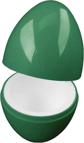 Quality-Collection Eierwärmer Thermo-Ei | Der Klassiker für warme Frühstücks- und Ostereier | Integriertes Styropor für langanhaltende Wärme | Ideal für Zuhause, Camping und Picknick | 4er-Set | Grün