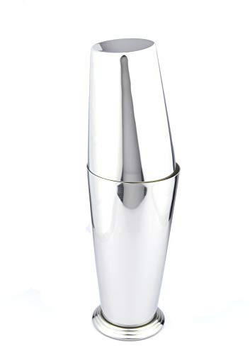 Yukiwa Boston Shaker avec Base Solide 70 cl - Fabriqué au Japon (Argent)