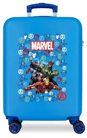 Marvel Avengers Team Equipaje Para Niños, Azul