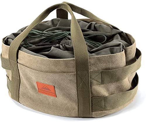 camping moon CAMPINGMOON Canvas-Tragetasche für 30,5 cm Dutch Oven DO-32BK