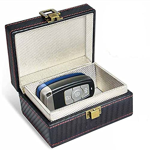 Faraday Box Keyless Car Key Signal Blocker, Safe Anti Theft Key Box, Rfid Blocking Cage for Keyless Entry Car, Signal Blocker Faraday Cage for Phone, Credit Card and Car