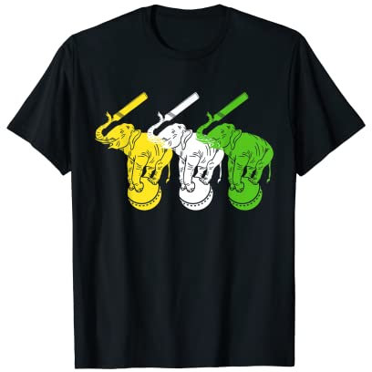 Elephant India Cricket-Team-Trikot, Fanspieler T-Shirt