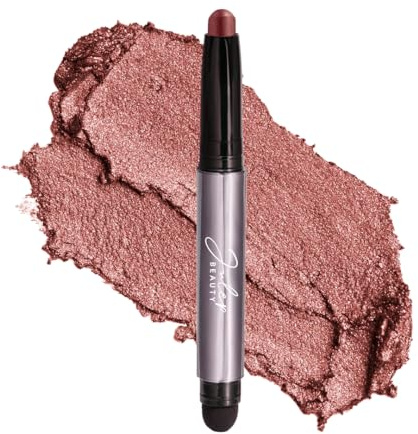 Julep Eyeshadow 101 Crème-to-Powder Eyeshadow Stick (Red Wine Shimmer) Long-Lasting, Waterproof - Blendable, Crease-Proof Built-In Smudger