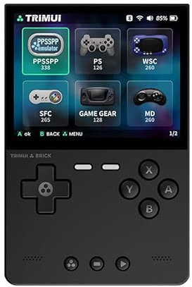 Trimui BRICK Portable Retro Video Games Consoles 3.2'' IPS Screen Handheld Game Players Emulator Linux System Allwinner