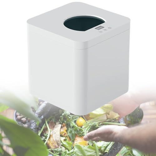 vnmudzeo MáQuina De Compostaje De Residuos De Alimentos para Interiores De 0,87 Galones,Compostador EléCtrico De Residuos De Cocina Sin Olor para El Hogar De 650 W,110V