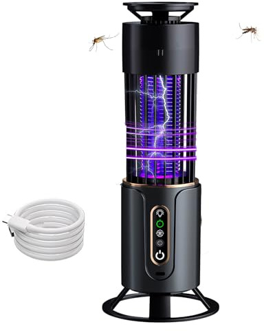 Lampe anti-moustiques, piège à moustiques, électrique, lampe anti-moustiques, lampe de camping, rechargeable par USB, lampe anti-insectes, lampe à moustiques, lampe de camping, pour l'intérieur et