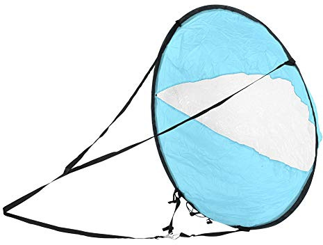 ZJchao Navigation en Kayak, Voile de Vent de Kayak avec Conception Compacte en Polyester Kayak Voile pour Les Sports Nautiques (Rouge) (Green) (Blue)