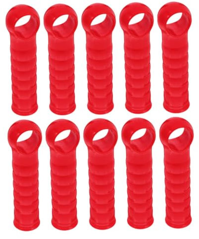 POPETPOP 10pcs Mop Handle End Cap Plastic Broom Handle Cap Replacement Grips Reaching Pole End Sleeve for Kitchen Broom