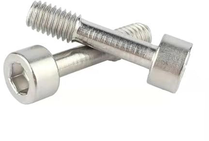 Tornillos cautivos de cabeza hexagonal de cabeza redonda, 8#, 10#, 12#, UNC, UNF, DIN912, acero inoxidable SUS304, pernos sueltos, aflojamiento(8-32x1-3I8(10Pcs))