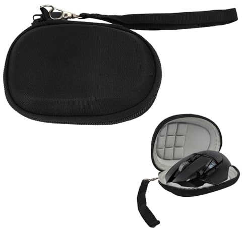 Portable Hard Case,EVA Mouse Travel Case for LogitechMX Anywhere2S/3 M185 M186 MX Master3 MX Master 2S M330 M320 M280,Water-Resistant Travel Case with Smooth Zipper and Receiver Slot ﻿
