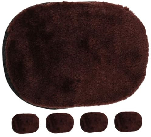 minkissy 5pcs Shoe Polishing Kit Glove Nubuck Cleaning Shoe Polish Soft Mitts Versatile Use for Travel Daily