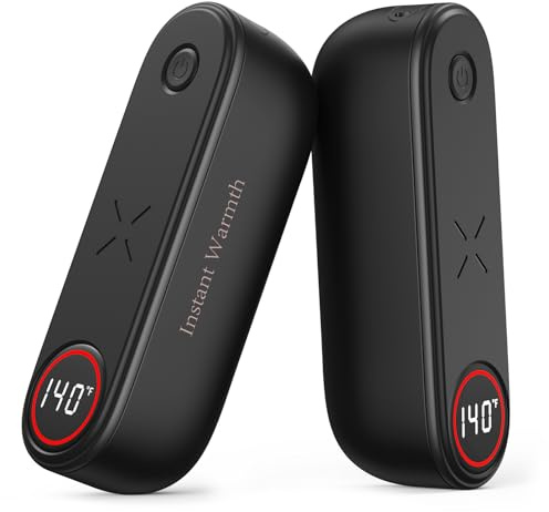2 in 1 Rechargeable Hand Warmers, 8000mAh Total, 3 Heat Levels, Magnetic